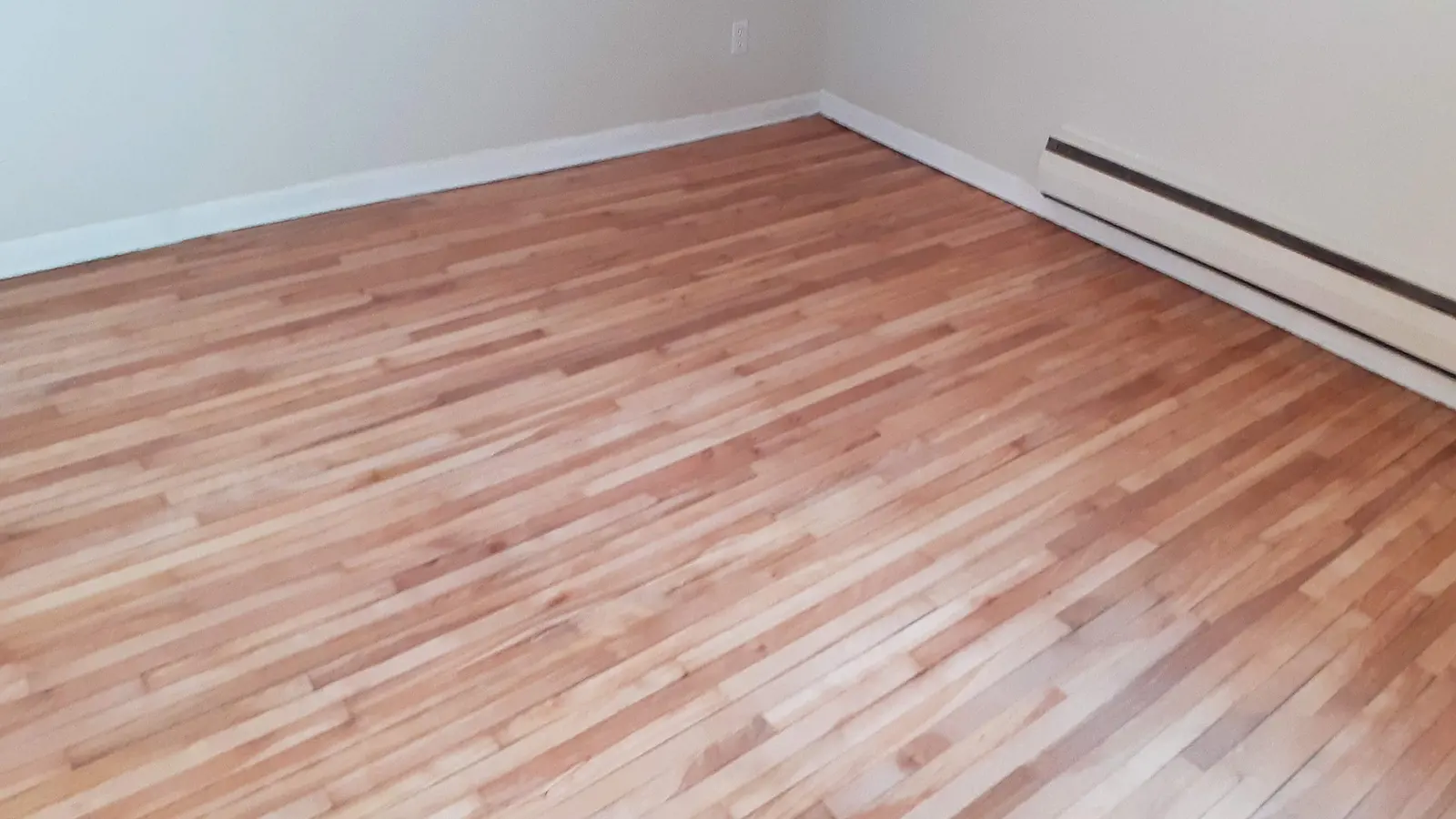 After - Hardwood finish